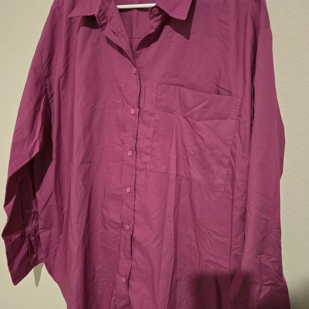 Banana Republic Fuchsia Shirt